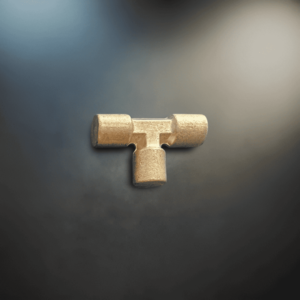 TEE 18F LATÃO